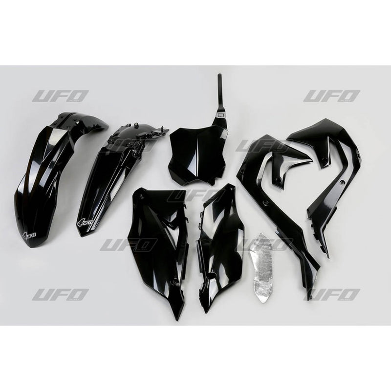 UFO Plasticset Zwart KAWASAKI KX250F/KX450F