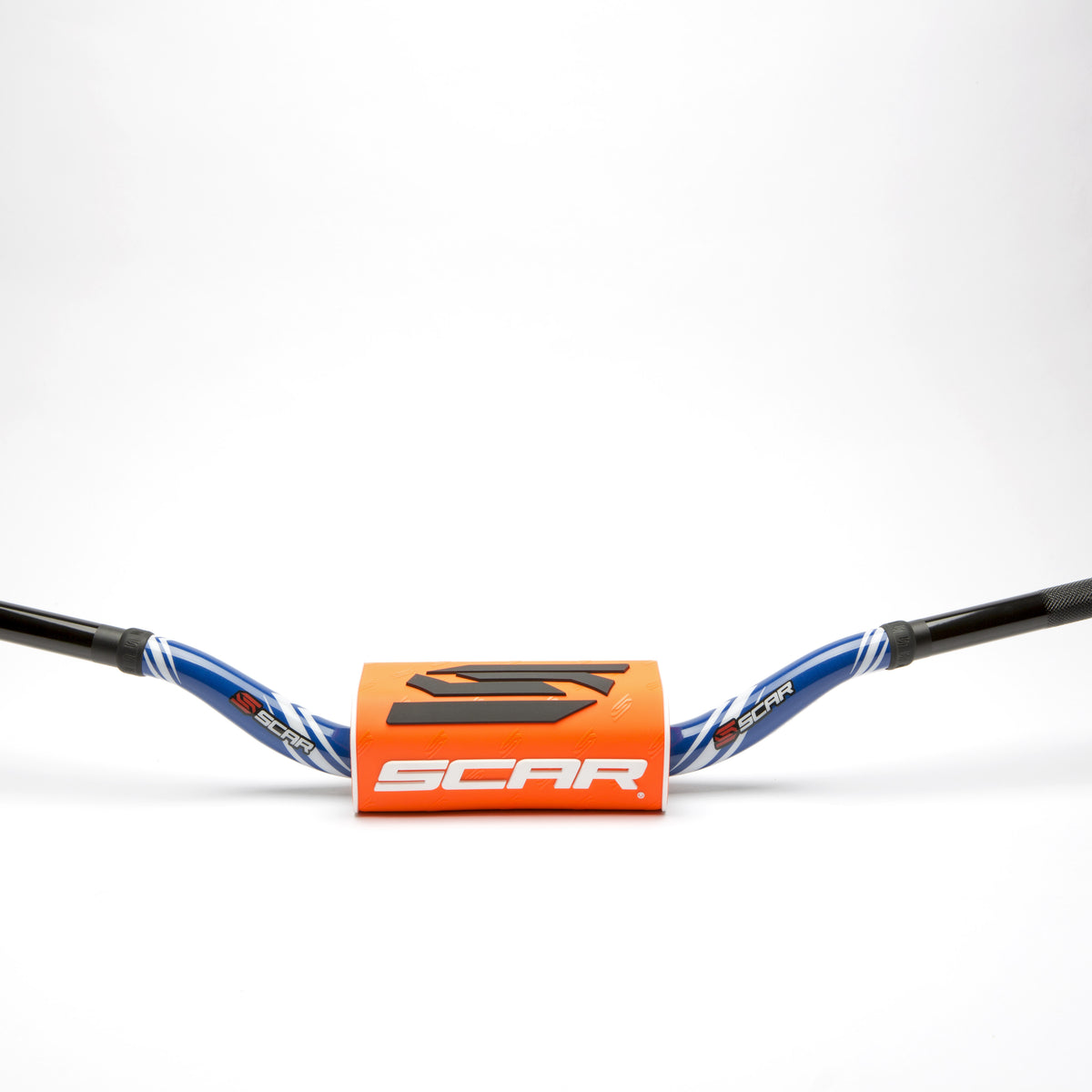 Scar O² Stuur Ø28,6 mm Villopoto/Stewart Stuur blauw, Oranje