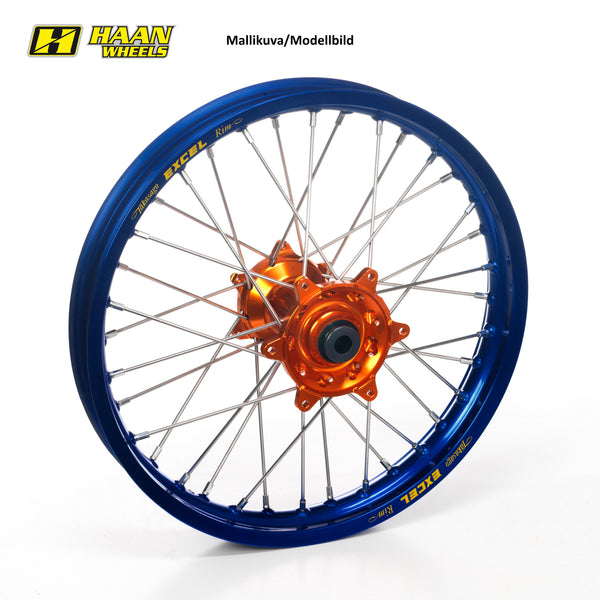 Haan Compleet Wiel 18x2,15 SX&SXF 2023-2024 Naaf goud, Velg blauw