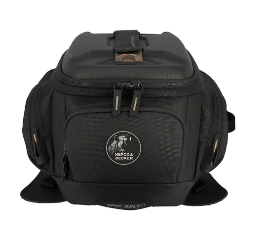 Hepco & Becker Epic 11 Gürtel Tanktasche | 11 Liter Universal Motorrad Tankrucksack mit Gurtaufbefestigung