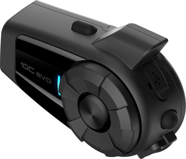 Sena 10C EVO Bluetooth-Intercom mit Kamera mit HD-Lautsprechern Einzelpack