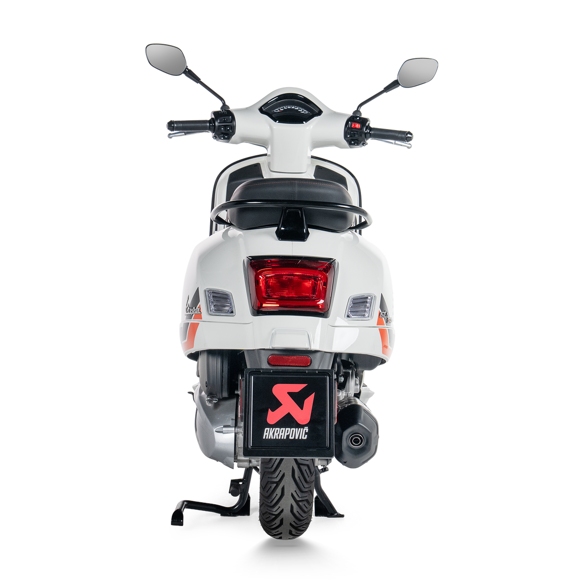 Akrapovic Slip-On Line Einddemper RVS Zwart Vespa GTS 310 2024-2025, productfoto 4