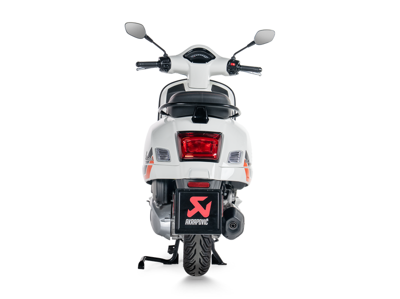 Akrapovic Slip-On Line Einddemper RVS Zwart Vespa GTS 310 2024-2025, productfoto 4