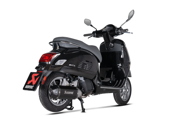 Akrapovic Slip-On Line Einddemper RVS Zwart Vespa GTS 125 2024-2025, productfoto 4