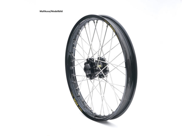 Haan Komplettrad 21x1,85 Yamaha Tenere 700 2019-2021 Nabe schwarz, Felge schwarz