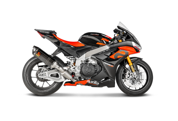 Akrapovic Track Day Tussenpijp met Verzamelstuk Titanium Aprilia RSV4 en Tuono V4 2021-2024, productfoto 2