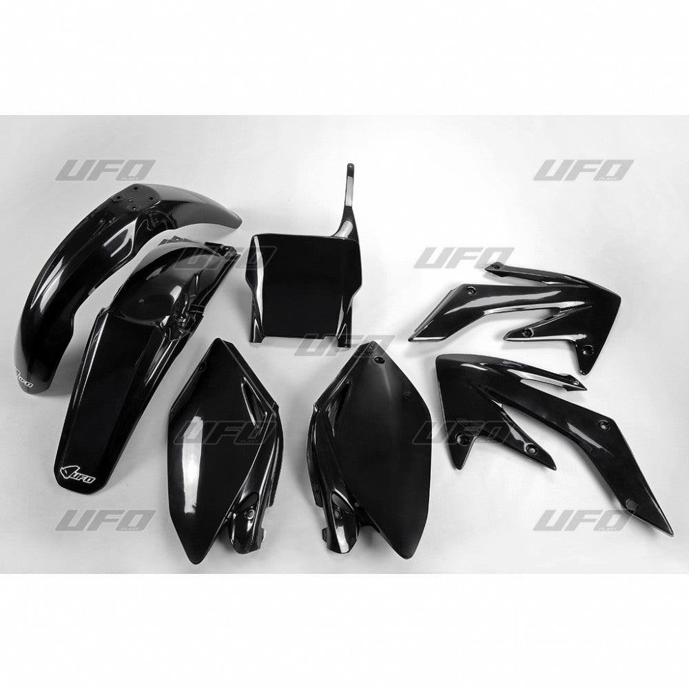UFO Plasticset Zwart HONDA CRF250R 2004-2005