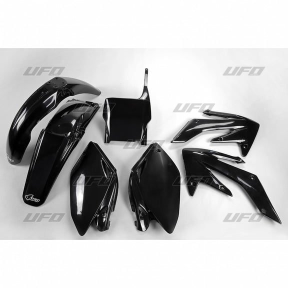 UFO Plasticset Zwart HONDA CRF250R 2004-2005