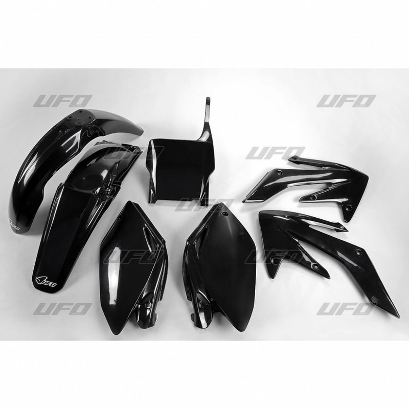 UFO Plasticset Zwart HONDA CRF250R 2004-2005