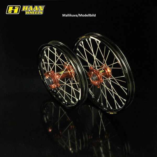 Haan Compleet Wiel 19x2,15 Husqvarna FC 2013-2023 Naaf magnesium, Velg zwart