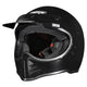 Simpson M52 Solid Black Metal Helm ECE 22.06 Zonnevizier Vintage