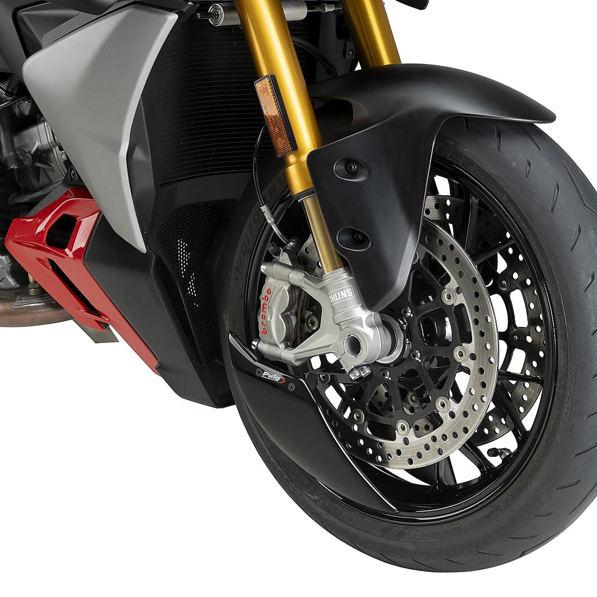 Puig Wieldeflector Ducati Streetfighter V2 (2025 en later) zwart