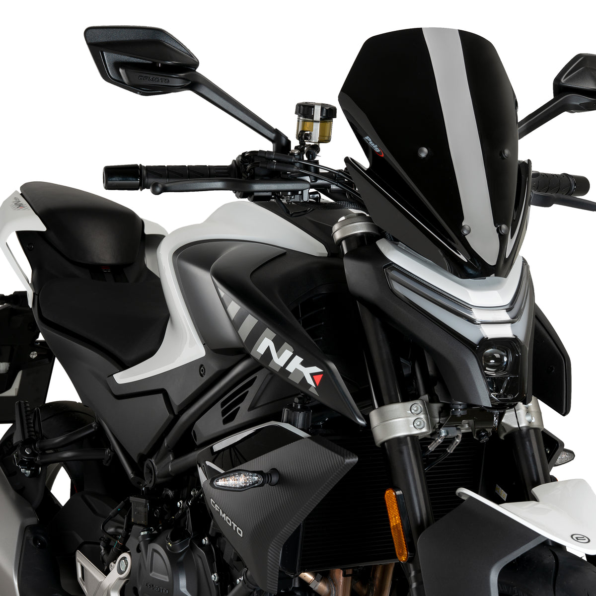 Puig Windscherm New Generation Sport CFMoto 450 NK (2023 en later) zwart