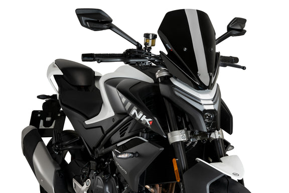 Puig Windscherm New Generation Sport CFMoto 450 NK (2023 en later) zwart