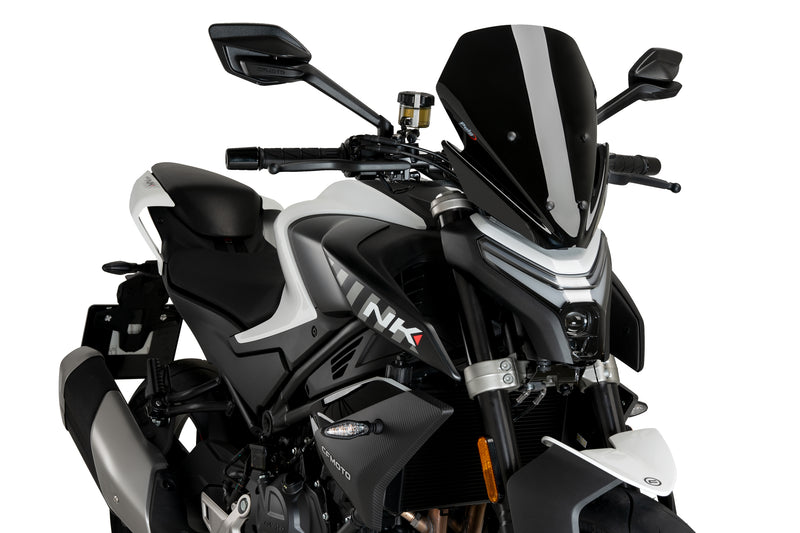 Puig Windscherm New Generation Sport CFMoto 450 NK (2023 en later) zwart