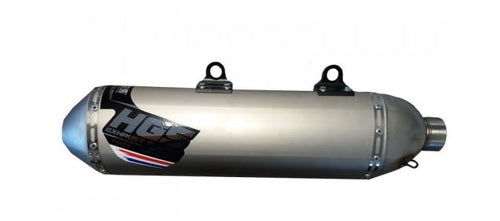 HGS Einddemper 4-takt Enduro staal grijs KTM 350 EXC-F 2024-2026