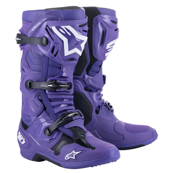 Alpinestars Tech 10 Violet/Black Motocross Boots