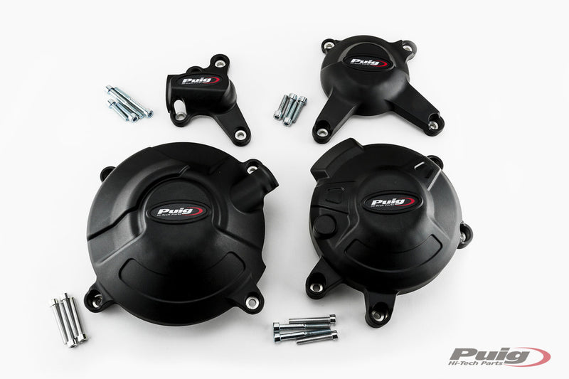 Puig Kit 3 Caps Motorblokdeksels Yamaha MT-09/MT-09 SP zwart