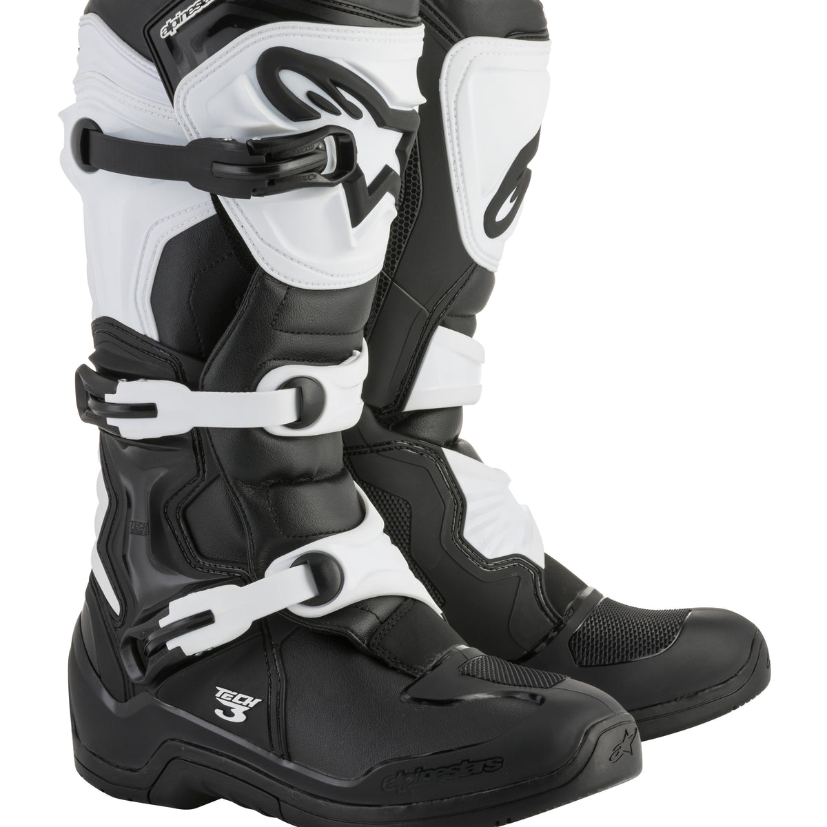 Alpinestars Tech 3 Black/White Motocross Boots