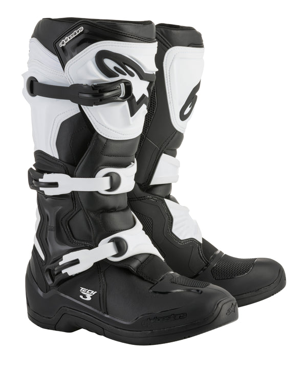 Alpinestars Tech 3 Black/White Motocross Boots