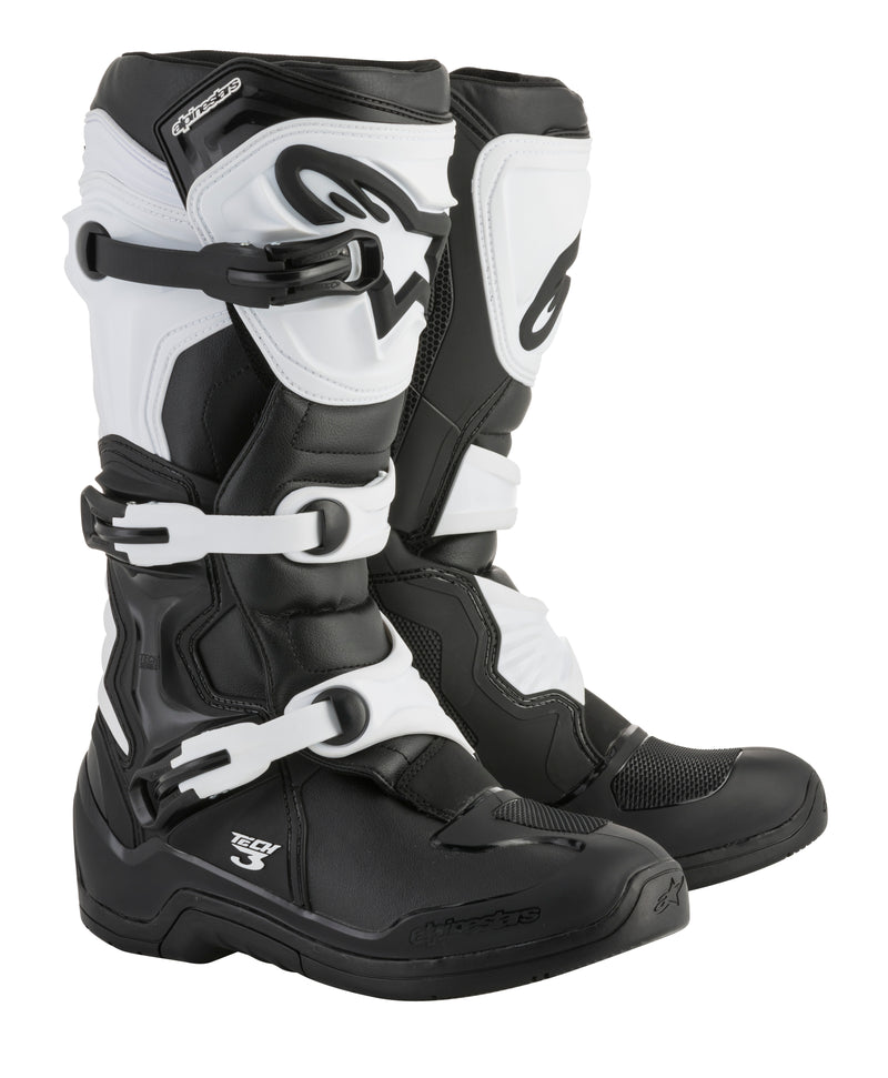 Alpinestars Tech 3 Black/White Motocross Boots