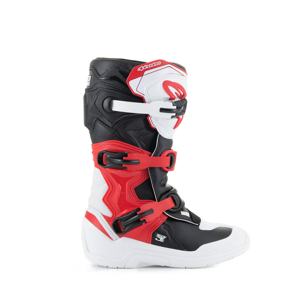 Alpinestars Tech 3s Kids Black/White/Red Motocross Boots