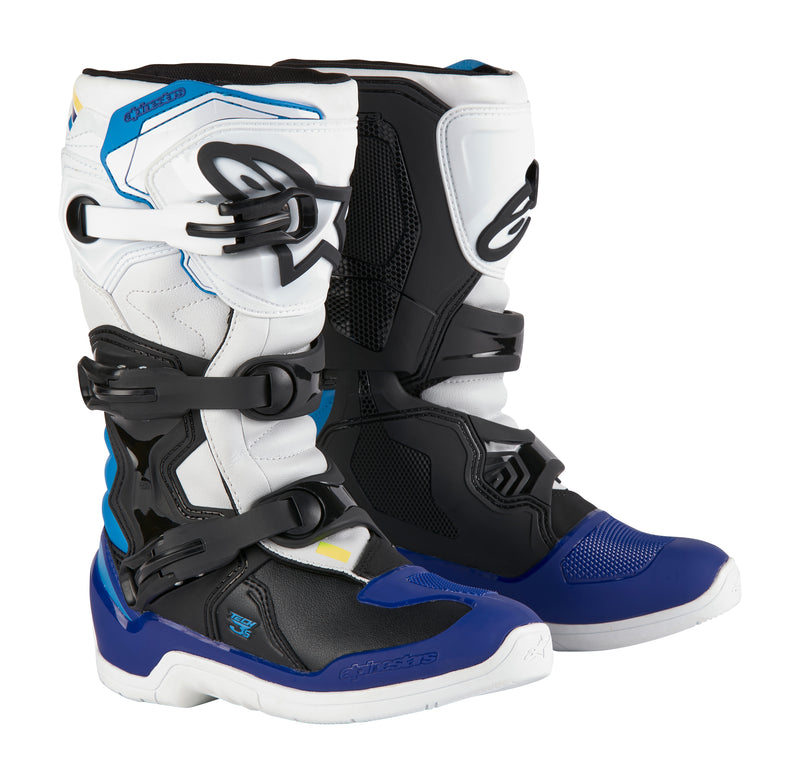 Alpinestars Tech 3s Junior Black/White/Blue Motocross Boots