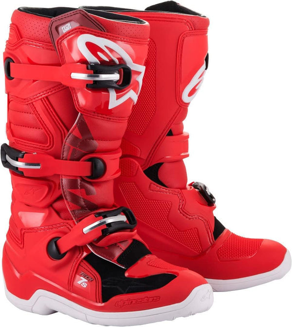 Alpinestars Tech 7s Junior Red Motocross Boots