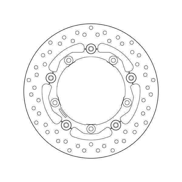 Brembo Serie Oro Front Brake Disc 267 x 5.0 mm Yamaha XP530 Tmax 2012-2019