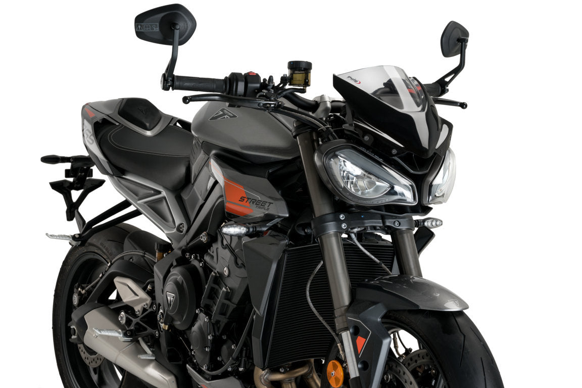 Puig Windscherm New Generation Sport Triumph Street Tri transparant