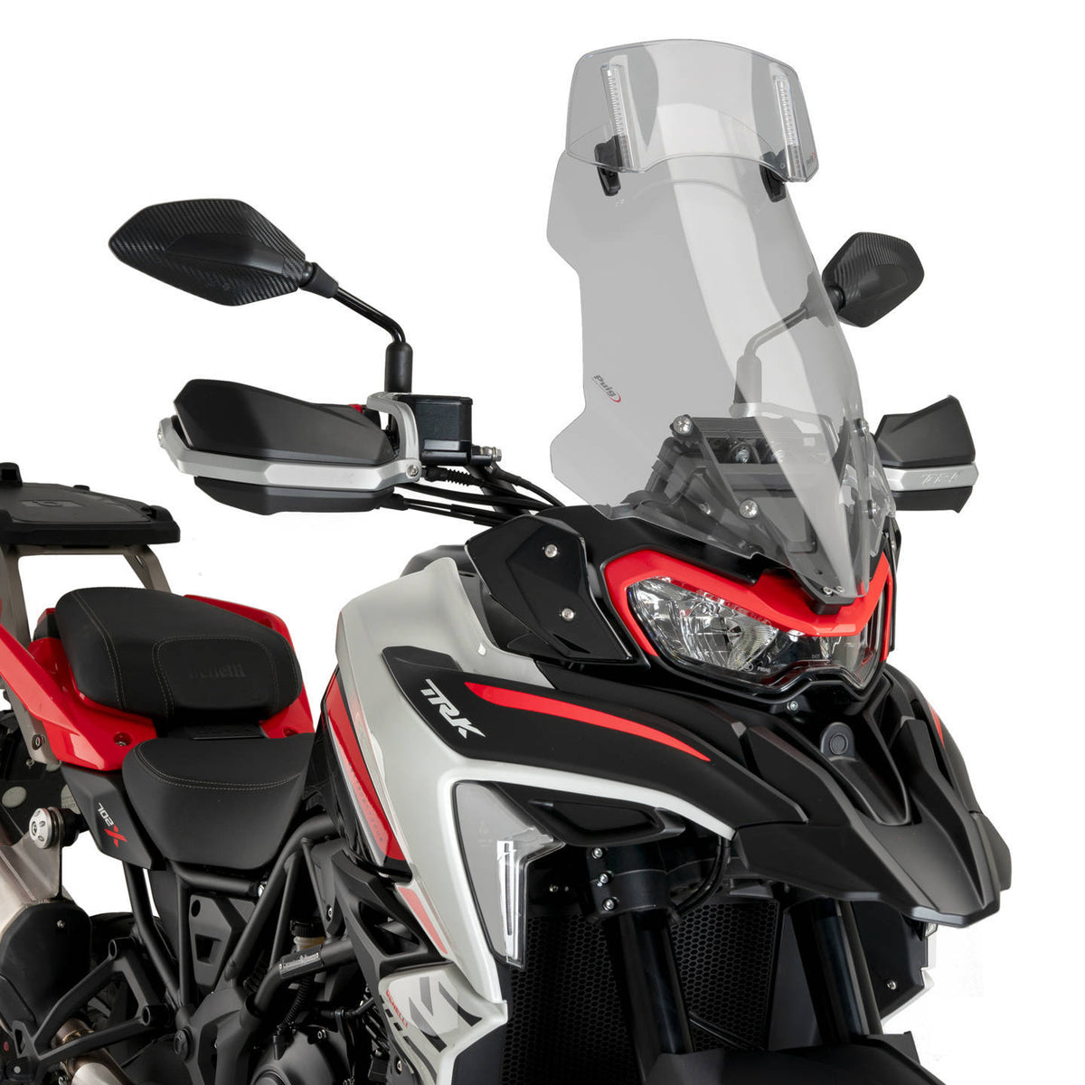 Puig Windscherm Touring met vizier Benelli TRK 702/X (2023 en later) smoke