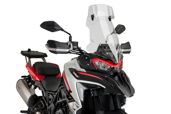 Puig Windscherm Touring met vizier Benelli TRK 702/X (2023 en later) transparant