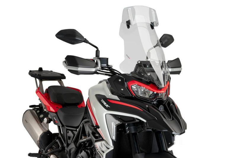 Puig Windscherm Touring met vizier Benelli TRK 702/X (2023 en later) transparant