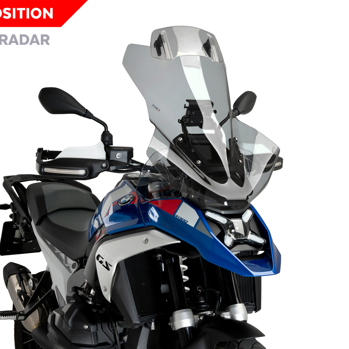 Puig Windscherm Touring met vizier Without Acc/Radar BMW R1300 smoke