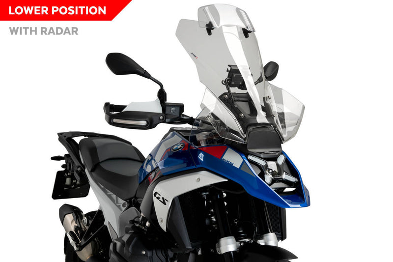 Puig Windscherm Touring met vizier Without Acc/Radar BMW R1300 transparant