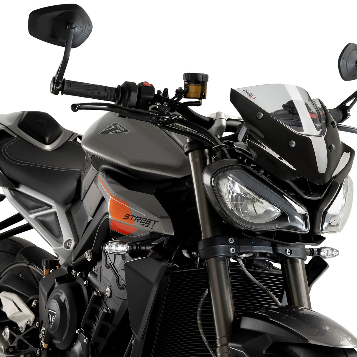 Puig Windscherm New Generation Sport Triumph Street Triple - Dark Smoke donker smoke