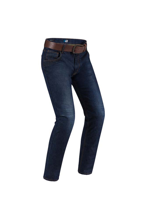 PMJ Deux Motorjeans Herren – AA Aramid Motorhose mit Ledergürtel
