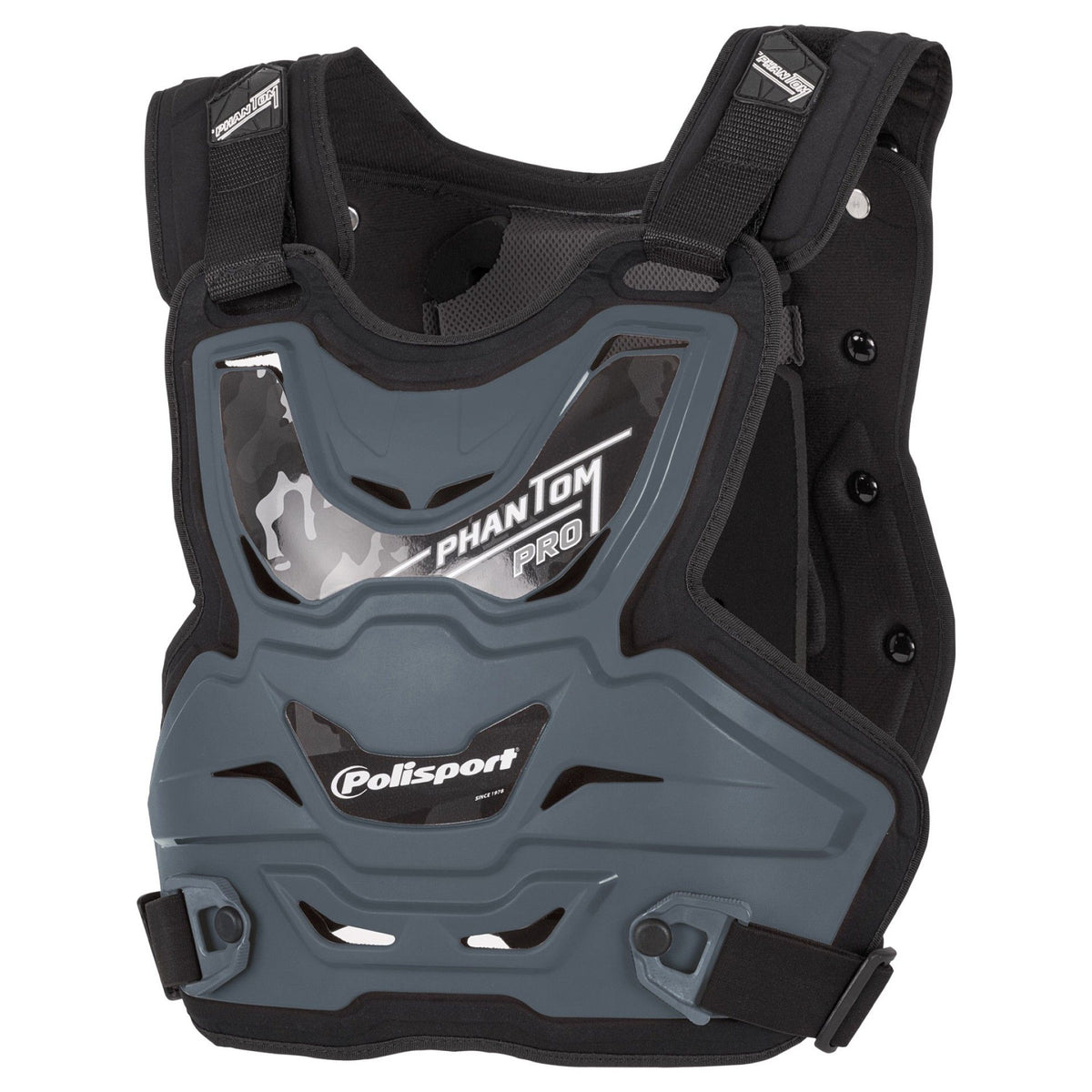 Polisport Beschermer Zwart Chest Phantom PRO