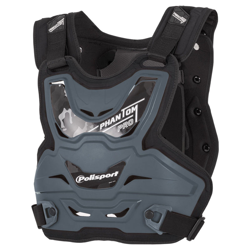 Polisport Beschermer Zwart Chest Phantom PRO