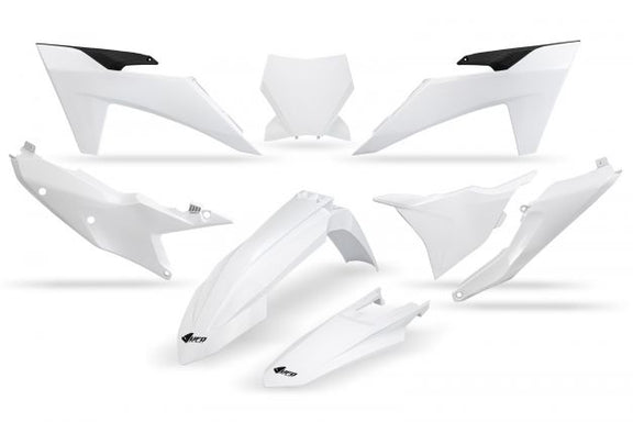 UFO Plasticset Wit KTM 125 SX/250 SX