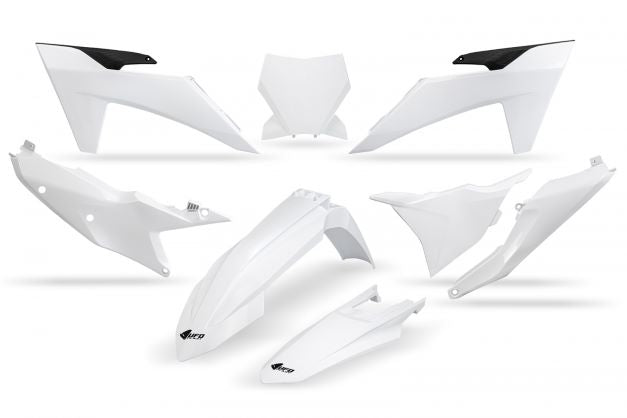 UFO Plasticset Wit KTM 125 SX/250 SX