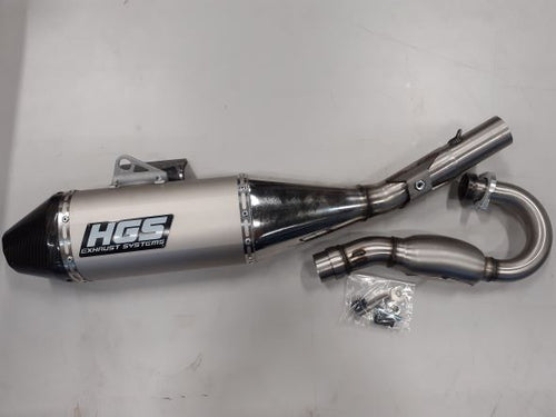 HGS Compleet uitlaatsysteem 4-takt rood Honda CRF250R 2022-2024