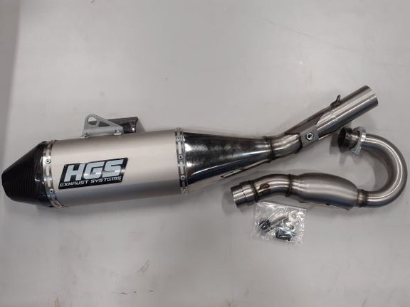 HGS Compleet uitlaatsysteem 4-takt rood Honda CRF250R 2022-2024