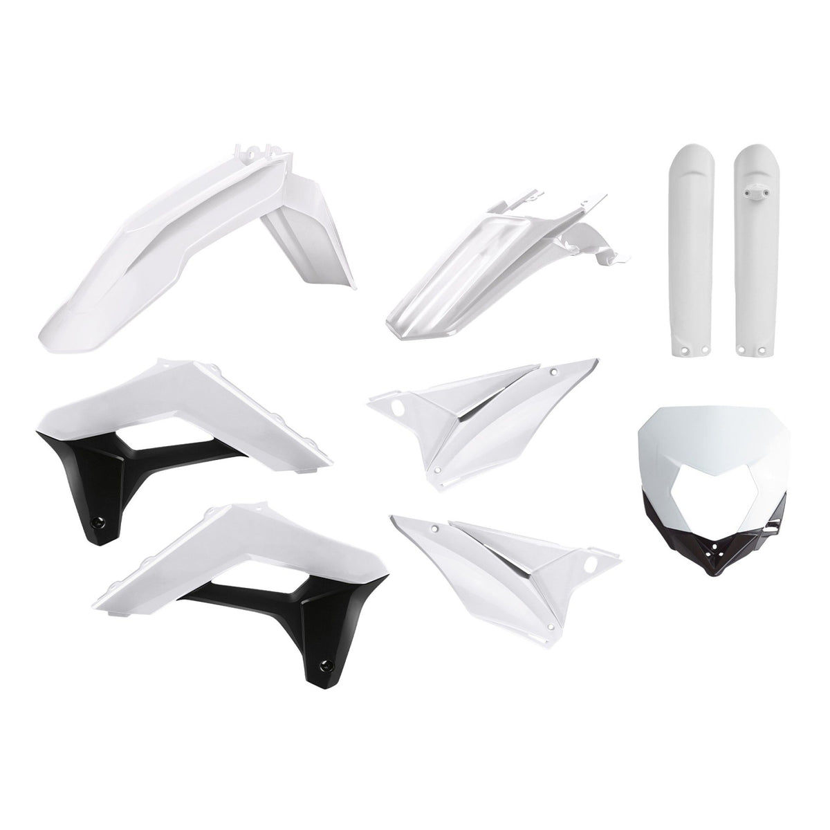 Polisport Plasticset Wit SHERCO SE-F250R/SE-F300R 2017-2023