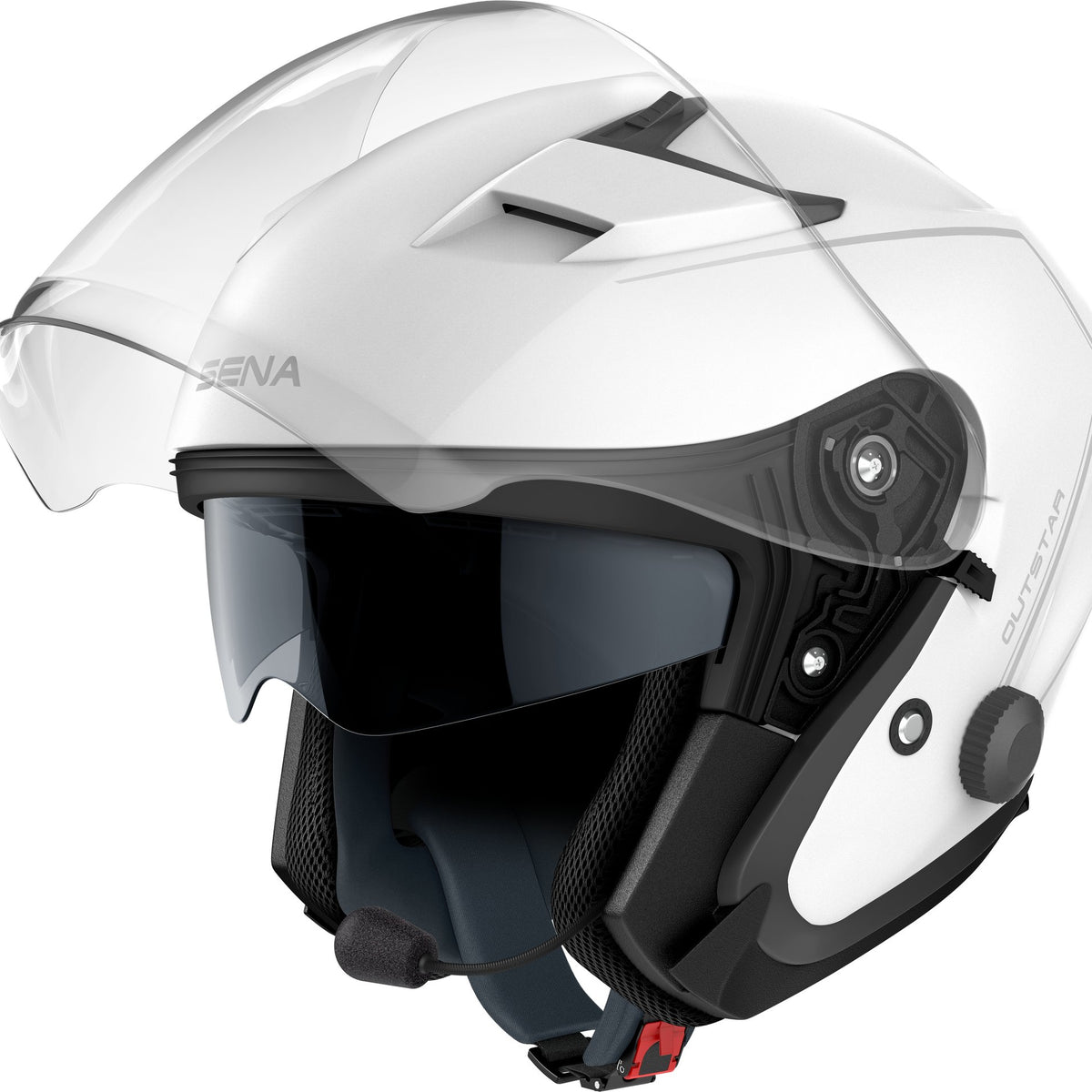 Sena Outstar S Jethelm met Bluetooth Intercom Wit