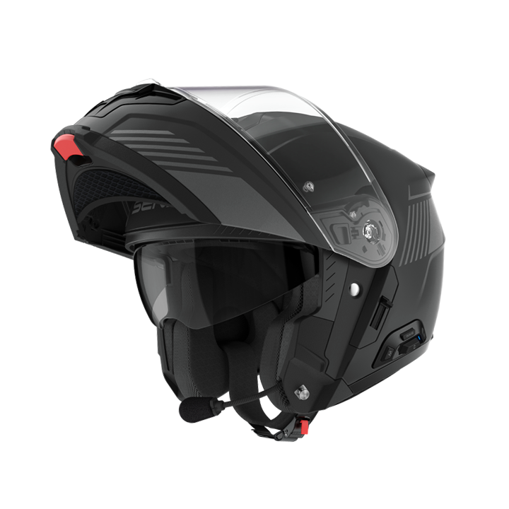 Sena Specter Flat Integraalhelm met Bluetooth Intercom Zwart