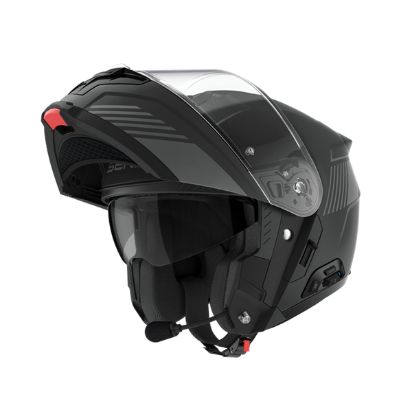 Sena Specter Flat Integral Helmet with Bluetooth Intercom Black