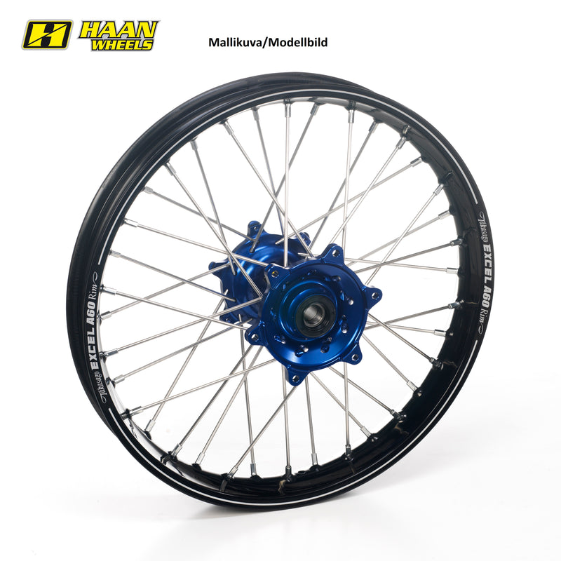 Haan Compleet Wiel 19x2,15 Husqvarna FC A60 2013-2023 Naaf blauw, Velg zwart