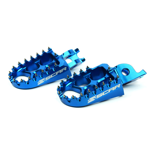 Scar Evolution Voetsteunen Honda/Kawasaki 2002-2025 Blauw