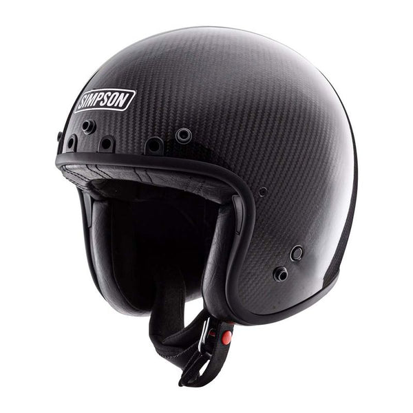 Simpson Chopper Carbon Jet Helmet Lightweight Custom Motorcycle Helmet D-Ring